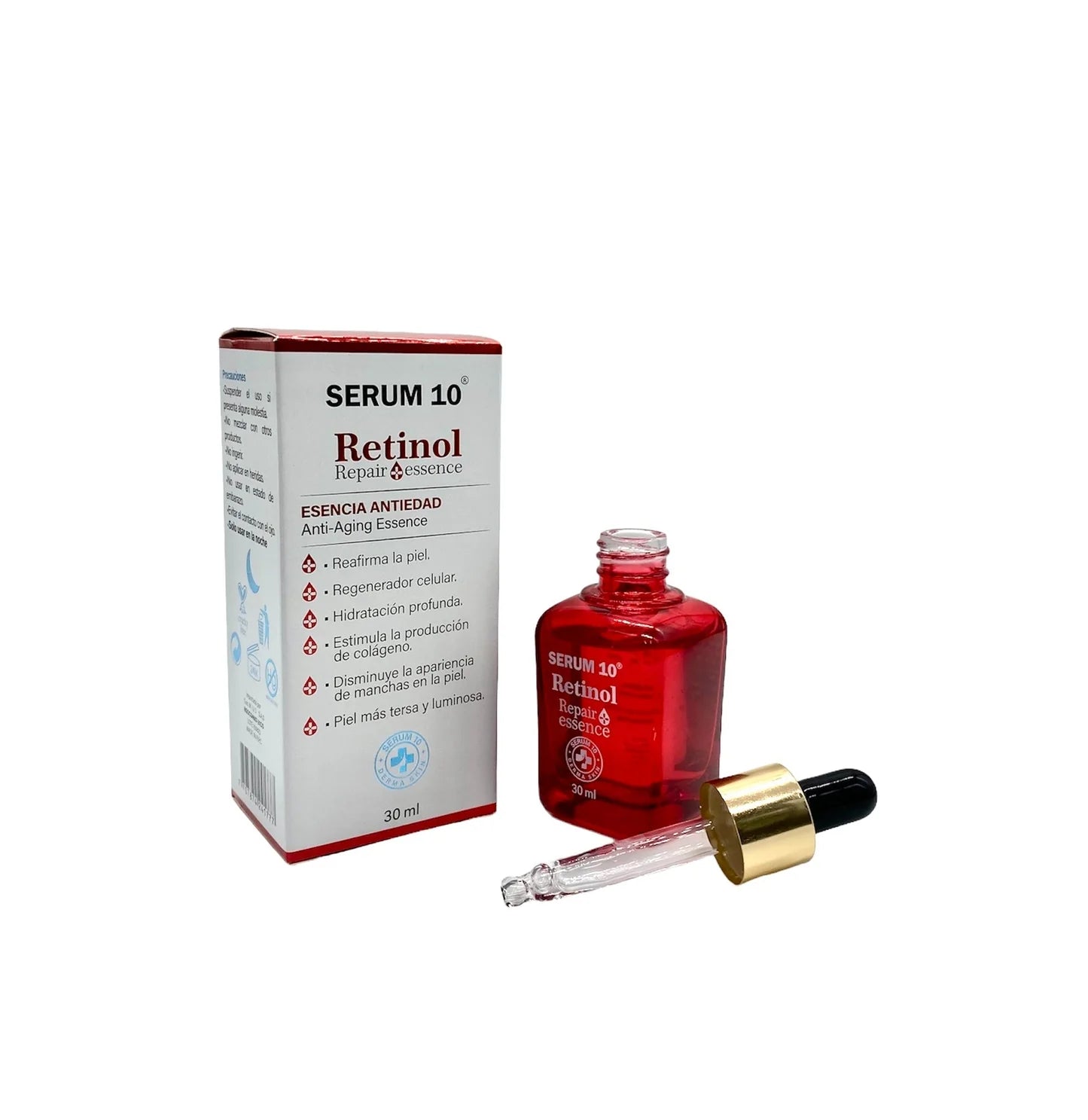 SERUM 10 RETINOL REPARADOR® REDUCE CICATRICES Y LINEAS FINAS ✅