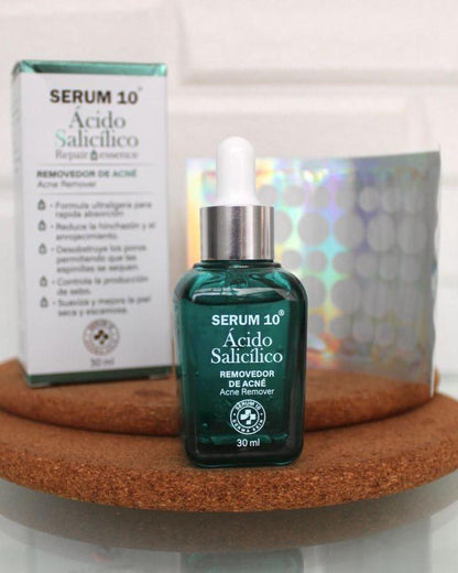 ⭐SERUM 10 ÁCIDO SALICÍLICO ADIOS ACNÉ✅