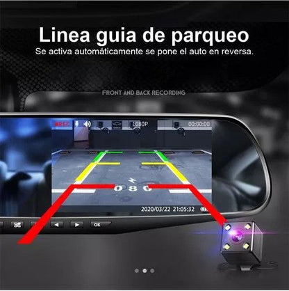 🚗📷 Cámara Espejo Retrovisor HD Delantera-Trasera: Protección Total en la Carretera 🌟