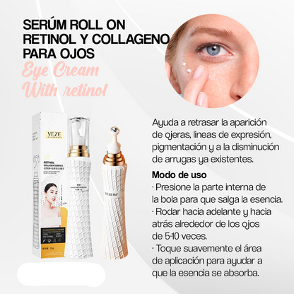 ✨ SERÚM ROLL-ON DE RETINOL Y COLÁGENO 💧💆‍♀️