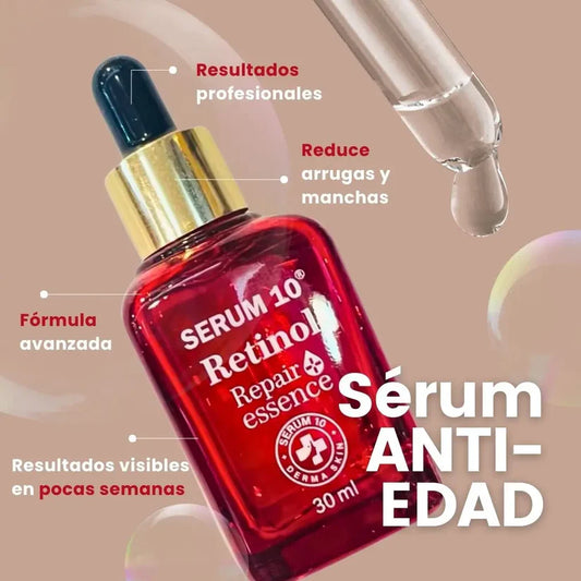 SERUM 10 RETINOL REPARADOR® REDUCE CICATRICES Y LINEAS FINAS ✅