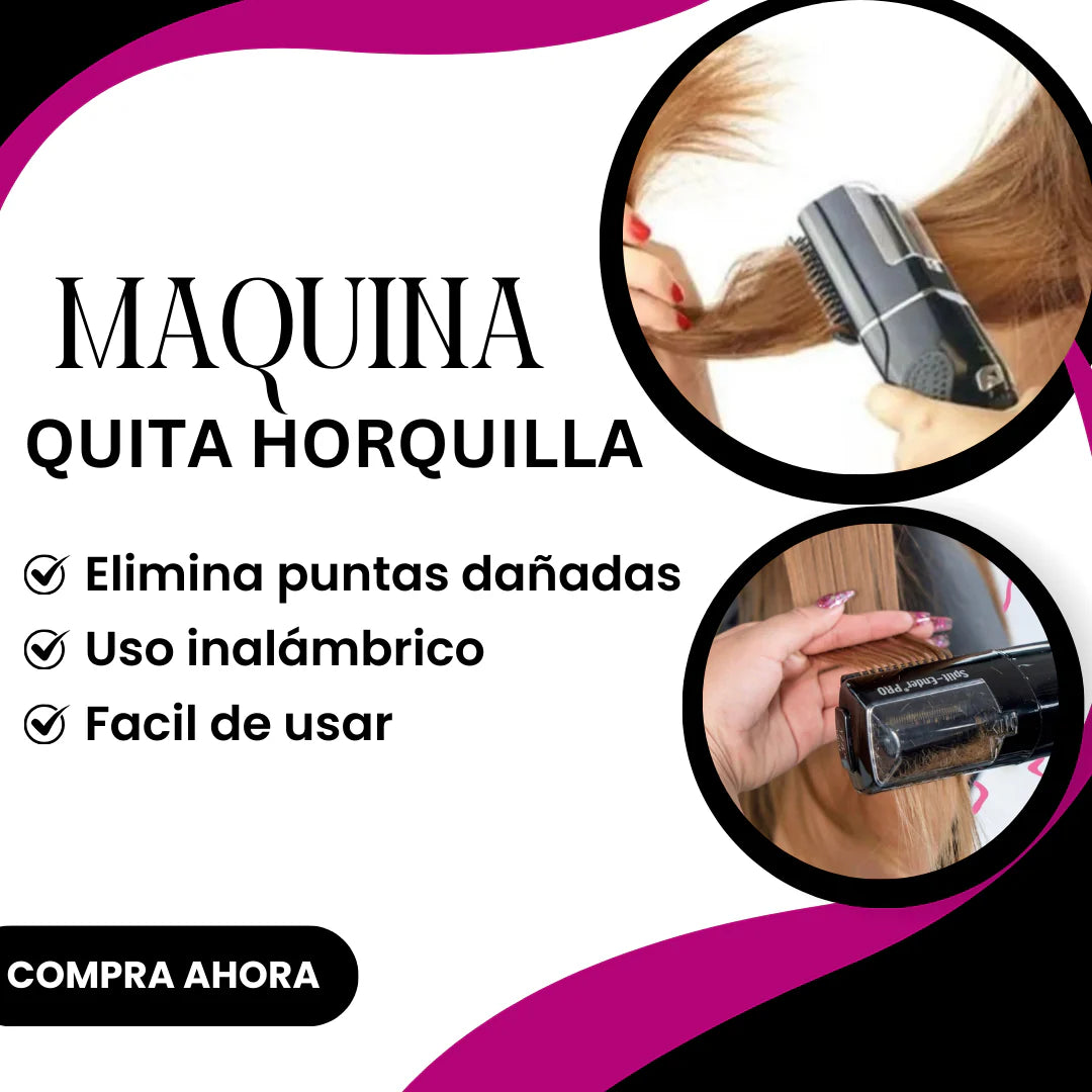 MAQUINA QUITA HORQUILLA PORTATIL✅