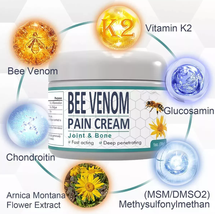 BEE VENOM CREMA PARA EL DOLOR ✅