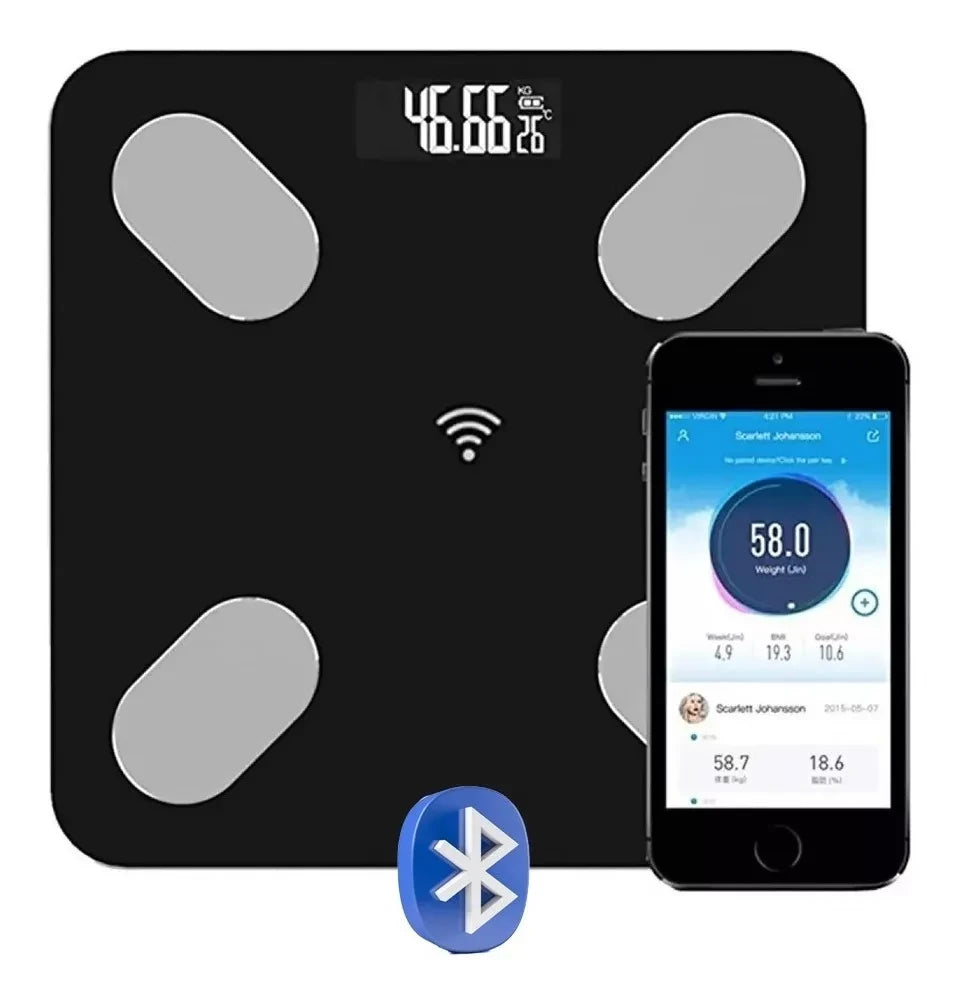 Pesa Balanza Inteligente Bluetooth Grasa