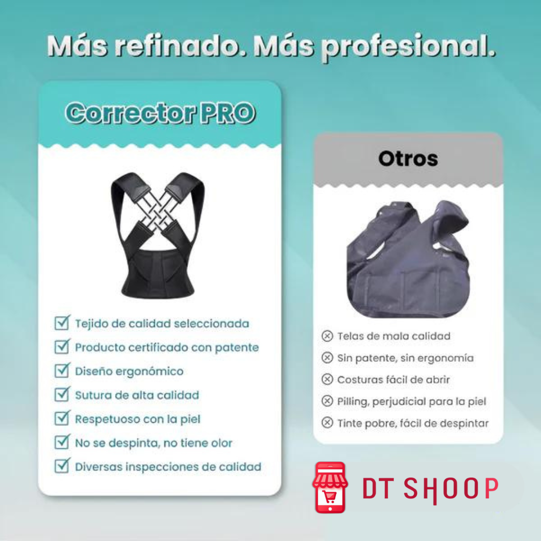 CORRECTOR DE POSTURA PRO® UNISEX