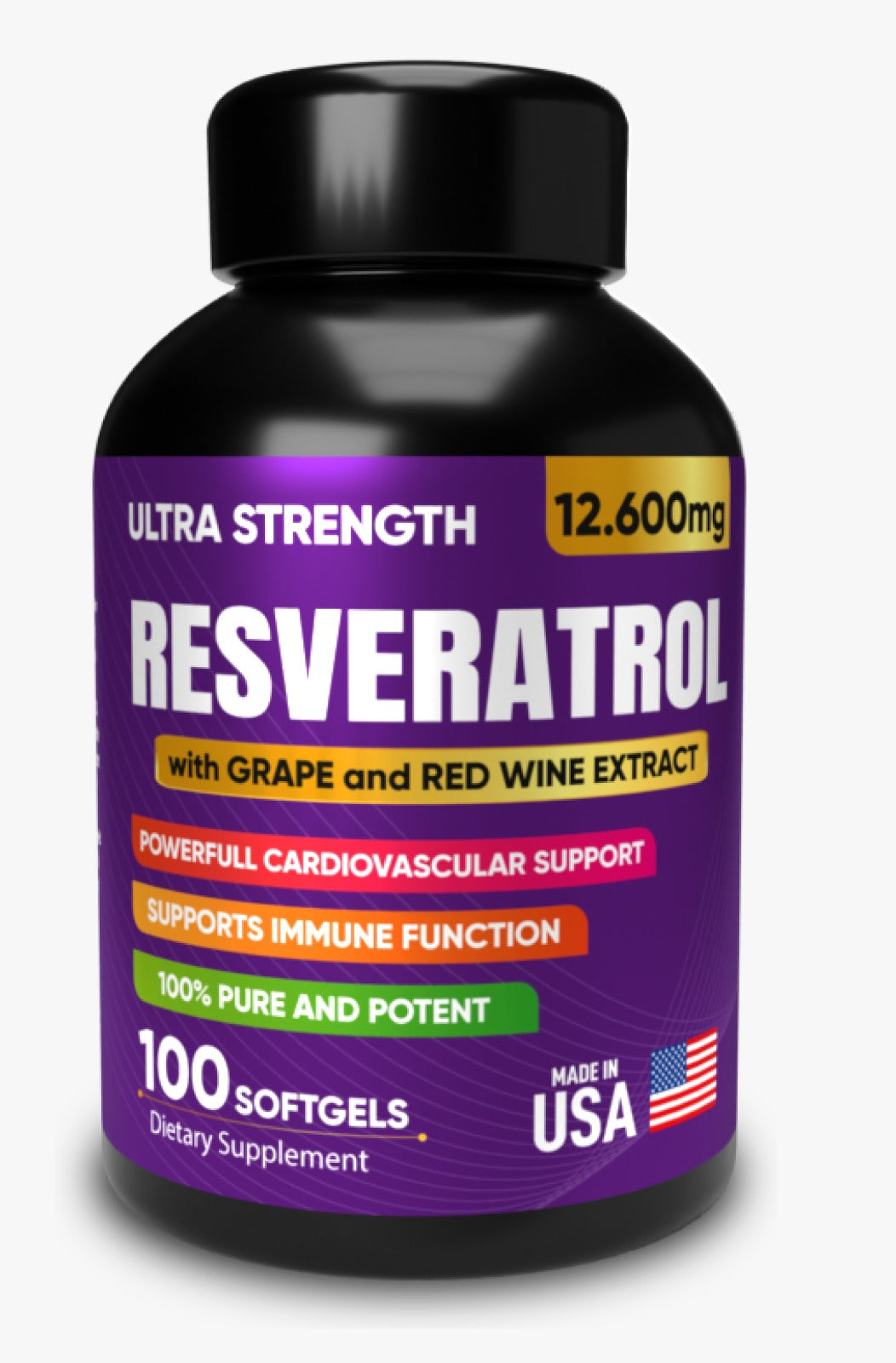 🍃RESVERATROL X 100 SOFTGELS - BIENESTAR Y SALUD 🌟