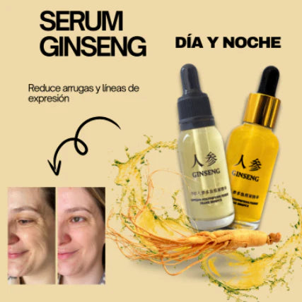 🎉 PROMO 2X1 GINSENG DÍA Y NOCHE® SÉRUM 100% NATURAL EL ORIGINAL REJUVENECEDOR HIDRATANTE 🌿