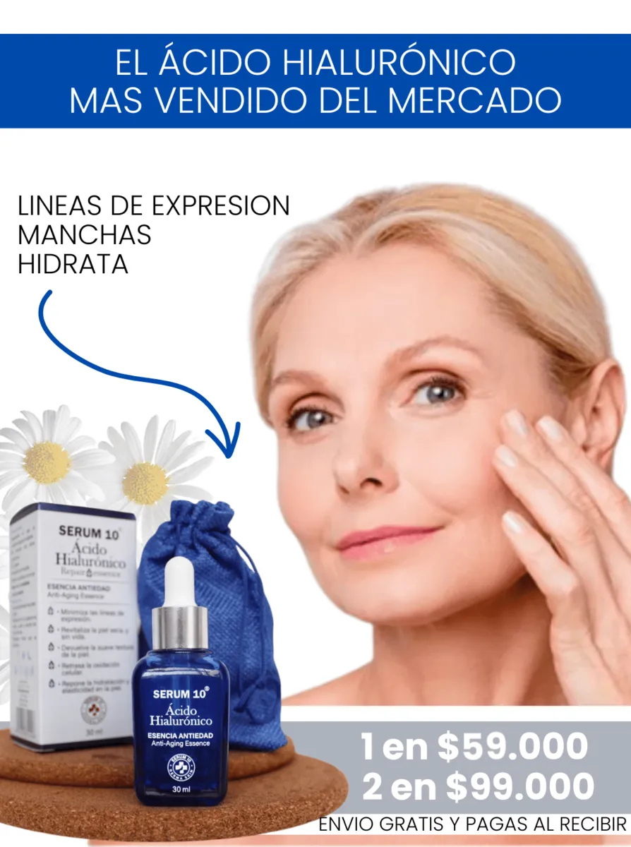 ⭐SERUM 10 ACIDO HIALURONICO✅