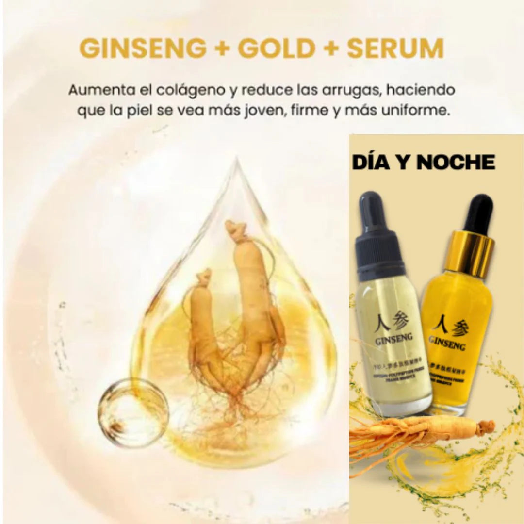 🎉 PROMO 2X1 GINSENG DÍA Y NOCHE® SÉRUM 100% NATURAL EL ORIGINAL REJUVENECEDOR HIDRATANTE 🌿