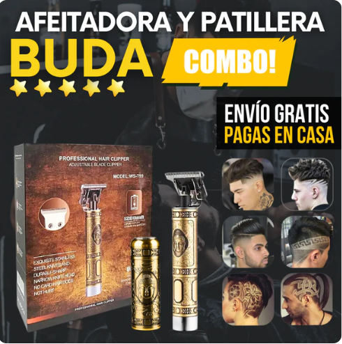 COMBO MINI AFEITADORA Y PATILLERA- BUDA✅