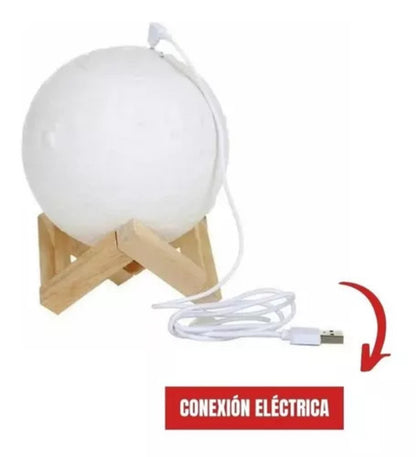 Humidificador Difusor Aroma Lámpara Luna