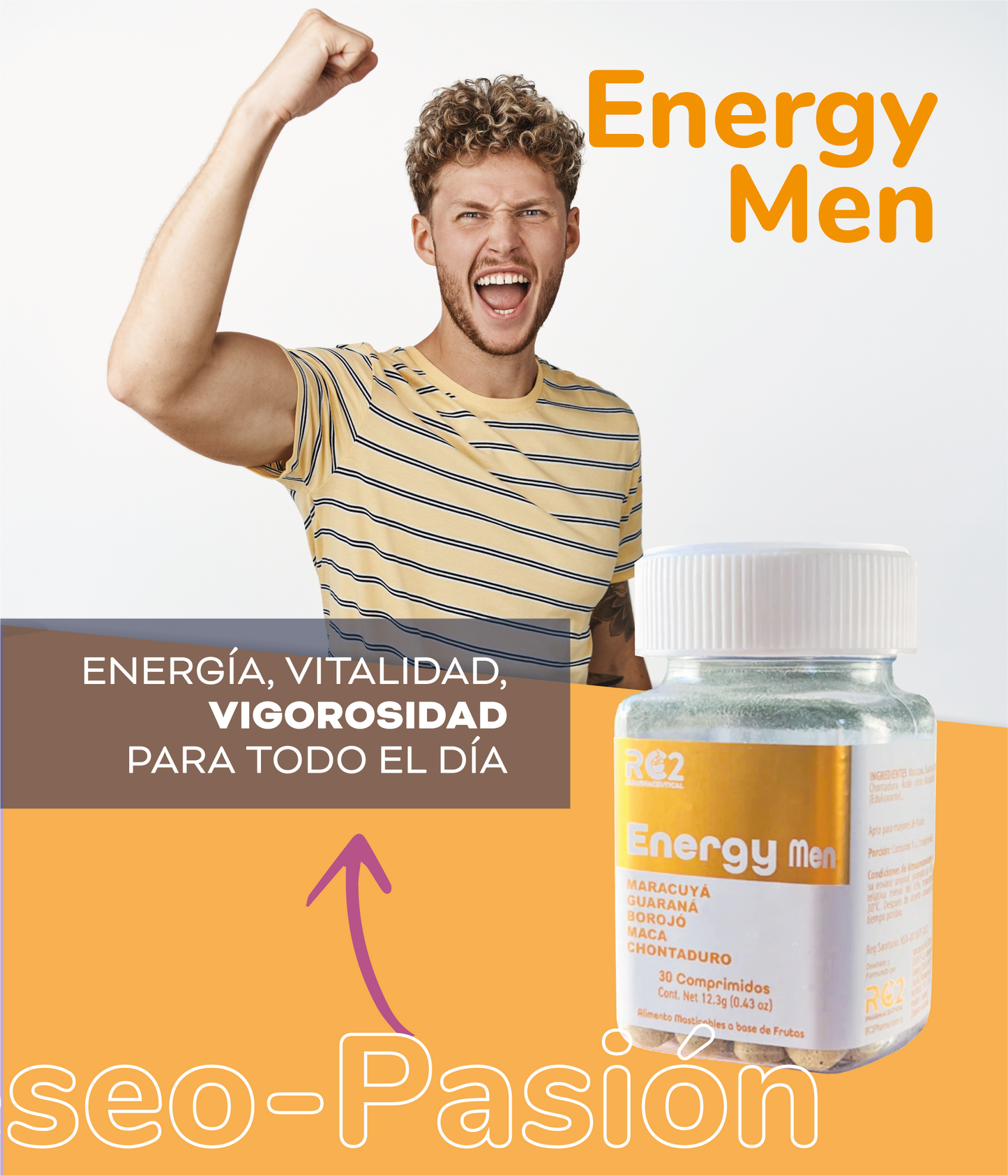 🌟💪 Gold Energy Men: Potencia tu Día con Energía Natural 💥🚀