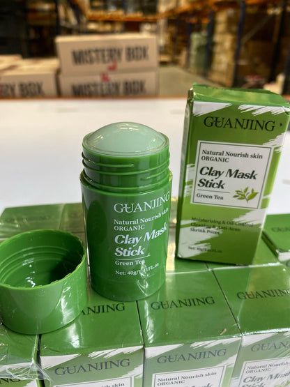 🌿 Mascarilla Facial en Barra de Guanjing con Té Verde Activado: Tu Spa en Casa para una Piel Radiante ✨💆‍♀️