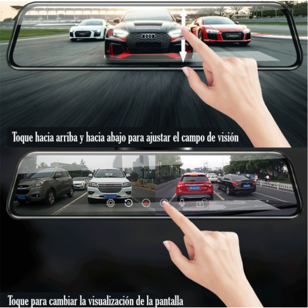 📷 Cámara Espejo Retrovisor Táctil 7": La Última Tecnología en Seguridad Vial 🚗✨