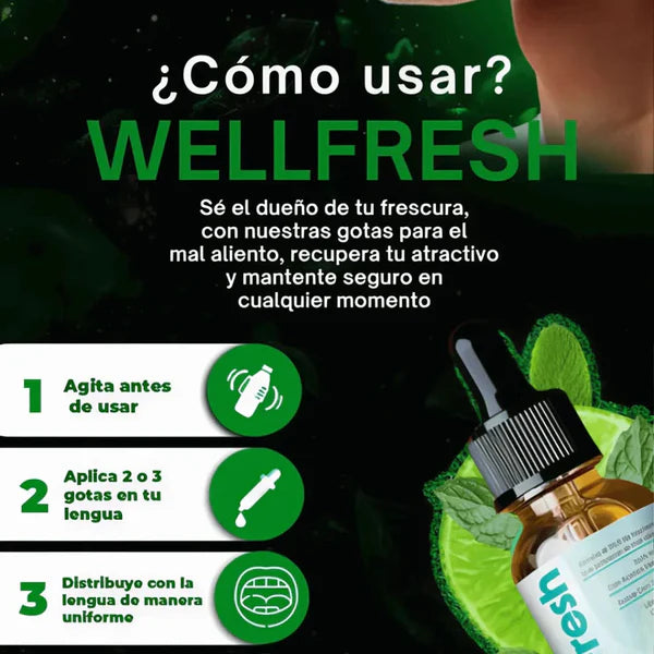 ✨ WELLFRESH ELIMINA EL MAL ALIENTO 🚫